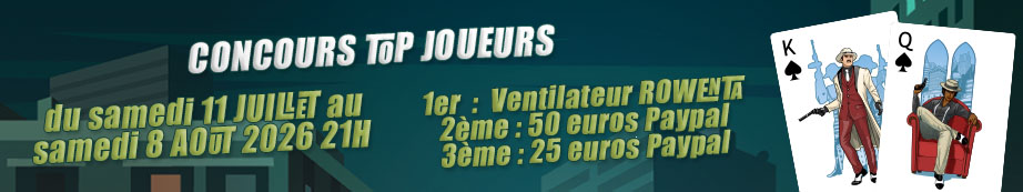 10 parties gratuites chaque jour.